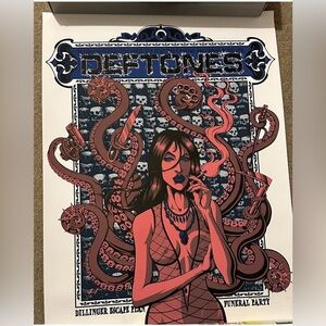 Deftones Graphic Poster